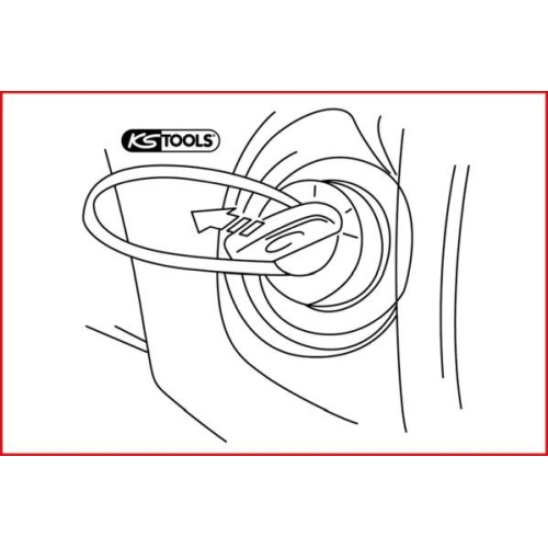 Demontagewerkzeugsatz, Zündschloss KS TOOLS 500.1315 für