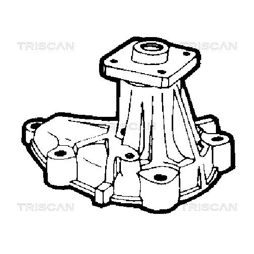 Wasserpumpe, Motorkühlung TRISCAN 8600 14892 für NISSAN