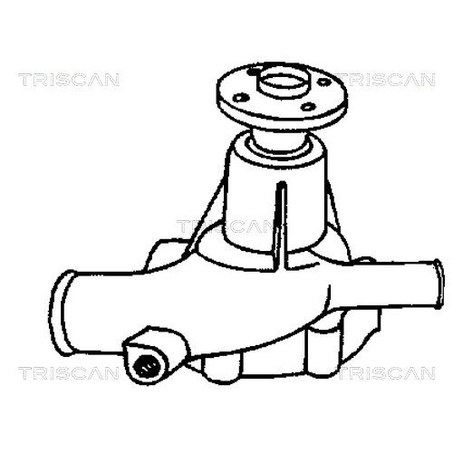 Wasserpumpe, Motorkühlung TRISCAN 8600 14953 für NISSAN