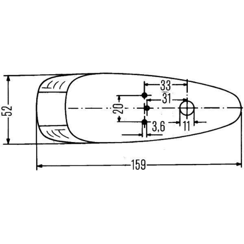 Schlussleuchte HELLA 2SA 001 638-021 für AUWÄRTER MAN MERCEDES-BENZ RENAULT VDL