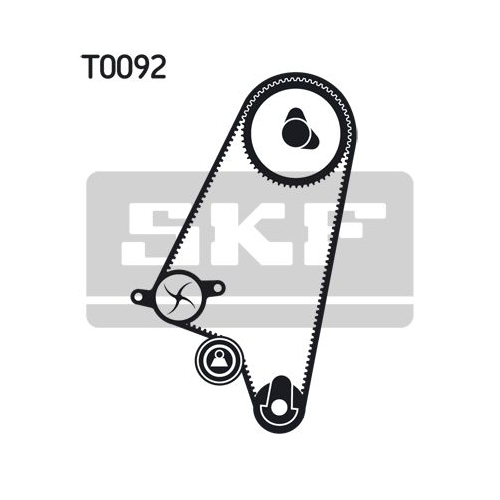 Wasserpumpe + Zahnriemensatz SKF VKMC 90001 für MITSUBISHI SUZUKI CHEVROLET