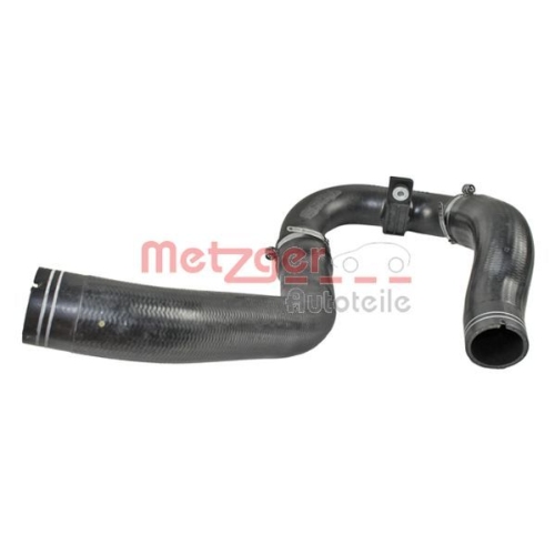 Ladeluftschlauch METZGER 2400404 für FIAT, Ladeluftkühler, links