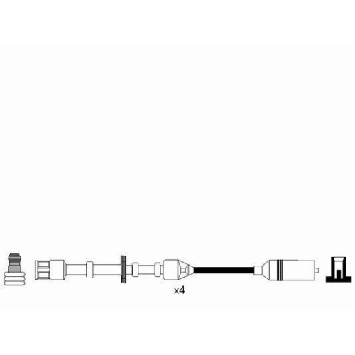 Zündleitungssatz NGK 0967 für AUDI SEAT SKODA VW LAMBORGHINI BENTLEY