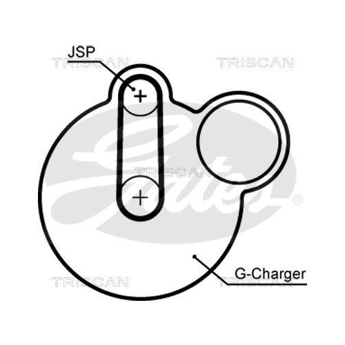 Zahnriemen TRISCAN 8645 5640 für VW