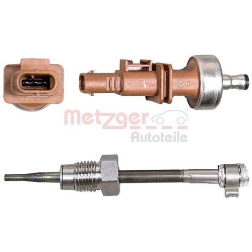 Sensor, Abgastemperatur METZGER 0894433 ORIGINAL ERSATZTEIL für VW