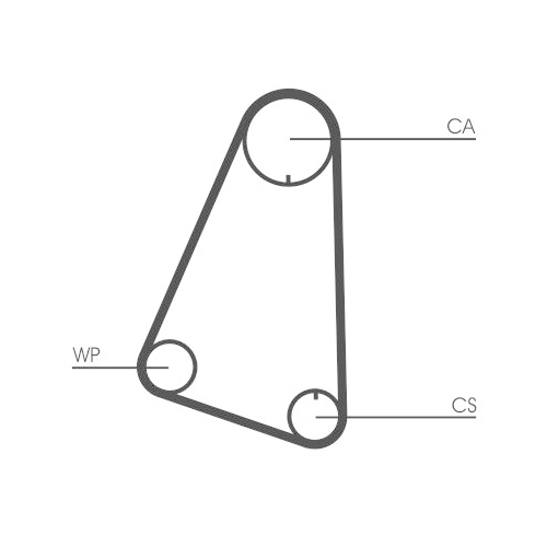 Zahnriemen CONTINENTAL CTAM CT633 für AUDI VW