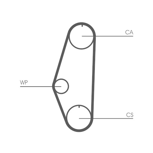 Zahnriemen CONTINENTAL CTAM CT629 für VW