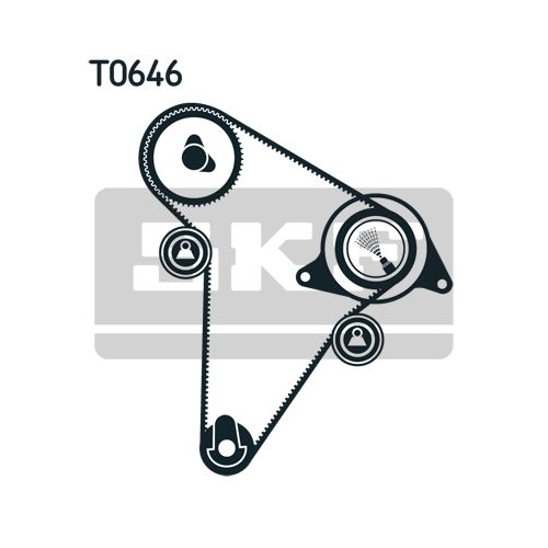 Zahnriemensatz SKF VKMA 03301 für CITROËN PEUGEOT