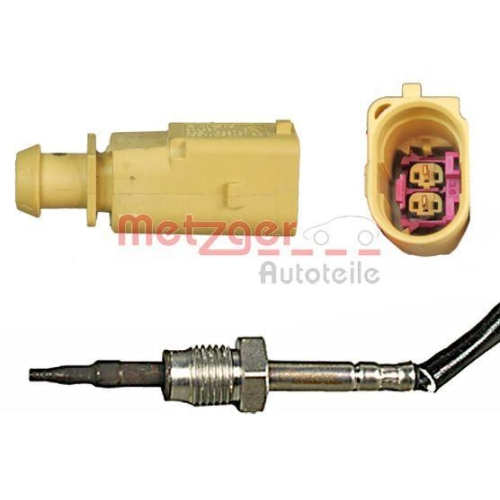 Sensor, Abgastemperatur METZGER 0894535 ORIGINAL ERSATZTEIL für VW VAG