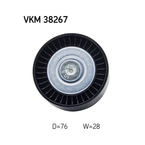 Umlenk-/Führungsrolle, Keilrippenriemen SKF VKM 38267 für MERCEDES-BENZ, mitte