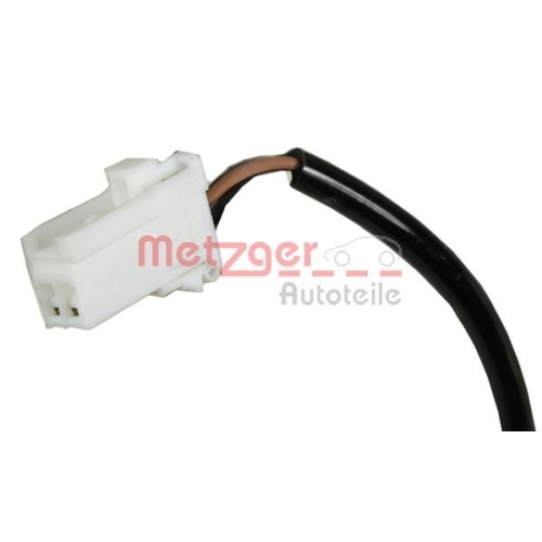 Sensor, Raddrehzahl METZGER 0900636 für HYUNDAI, Hinterachse links