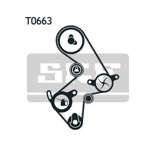 Wasserpumpe + Zahnriemensatz SKF VKMC 91003 für TOYOTA