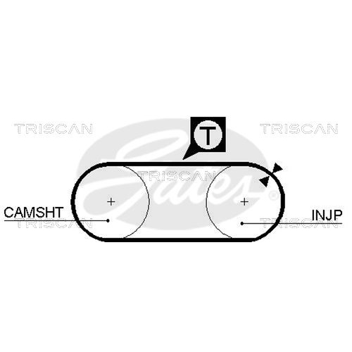 Zahnriemensatz TRISCAN 8647 29062 für