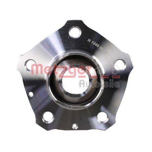 Radnabe METZGER N 1049 GREENPARTS für AUDI, Hinterachse links, Vorderachse links