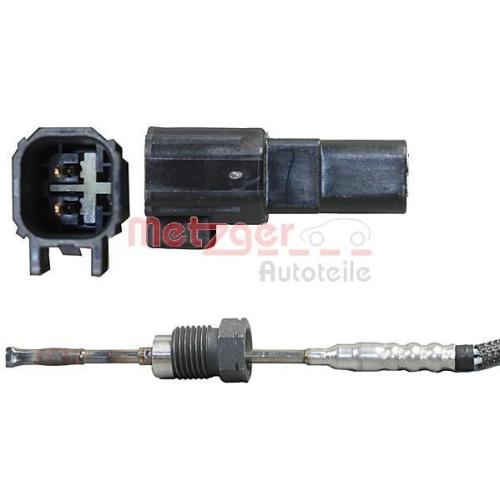 Sensor, Abgastemperatur METZGER 0894557 ORIGINAL ERSATZTEIL für FORD