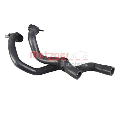 Kühlerschlauch METZGER 2421279 für AUDI SEAT SKODA VW, Motorkühler, links