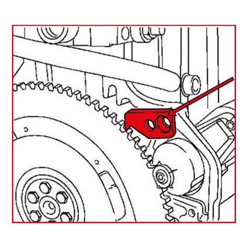 Arretierwerkzeug, Schwungrad KS TOOLS 400.9045 für AUDI OPEL VW