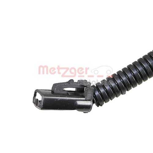 Sensor, Raddrehzahl METZGER 09001186 für HYUNDAI KIA, Vorderachse links