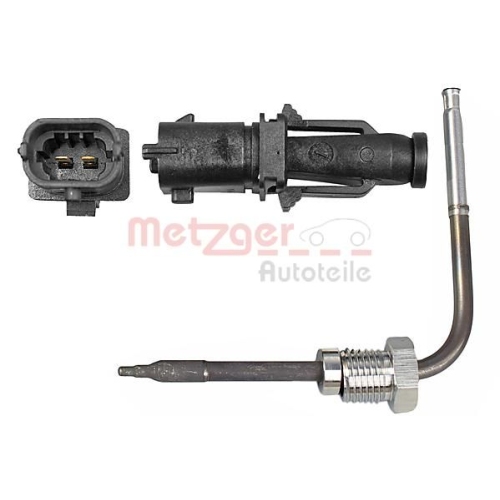 Sensor, Abgastemperatur METZGER 0894583 für FIAT, vorne