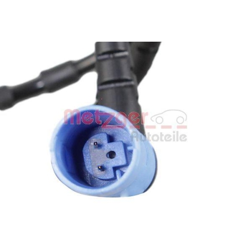 Sensor, Raddrehzahl METZGER 09001190 für BMW, Hinterachse