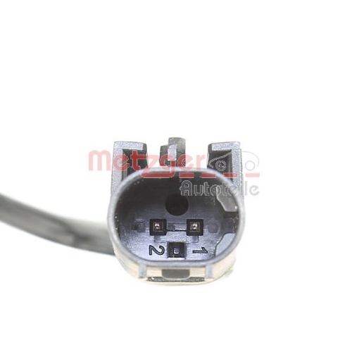 Sensor, Raddrehzahl METZGER 09001193 für FIAT, Vorderachse