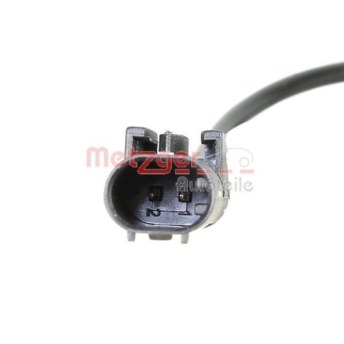 Sensor, Raddrehzahl METZGER 09001197 für MERCEDES-BENZ, Vorderachse