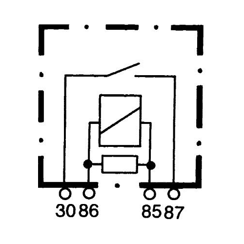 Relais, Arbeitsstrom HELLA 4RA 007 793-041 für TOYOTA CASE IH MASSEY FERGUSON