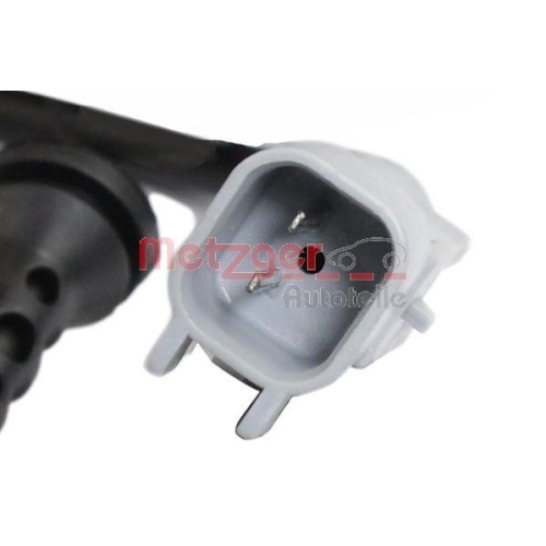 Sensor, Raddrehzahl METZGER 09001201 für OPEL GENERAL MOTORS, Vorderachse