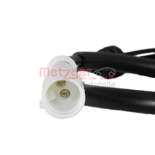 Sensor, Raddrehzahl METZGER 09001207 für RENAULT, Hinterachse links