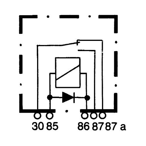 Relais, Arbeitsstrom HELLA 4RD 007 794-041 für AEBI SAME DEUTZ-FAHR GOLDHOFER