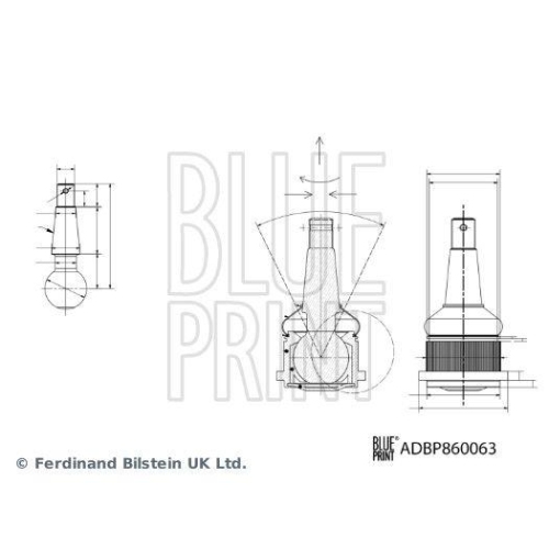 Blue Print 1x ADBP860063BP Traggelenk mit Anbaumaterial