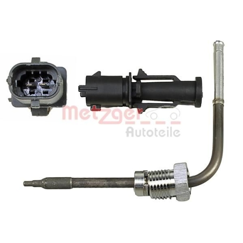 Sensor, Abgastemperatur METZGER 0894609 für FIAT