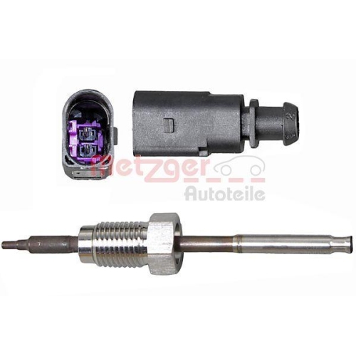 Sensor, Abgastemperatur METZGER 0894612 für VW