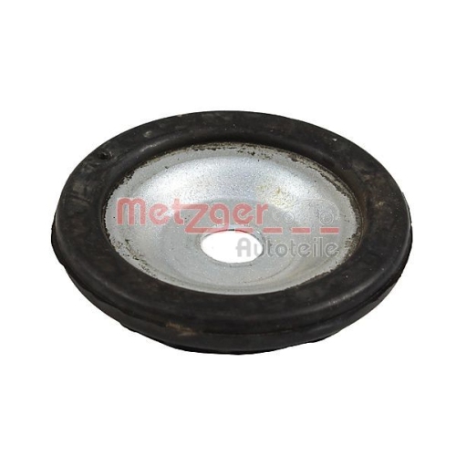 Federbeinaufnahme METZGER 6490348 für DODGE FIAT, Vorderachse, oben