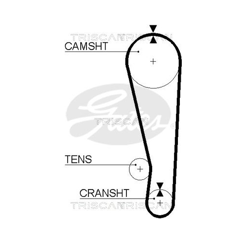 Zahnriemen TRISCAN 8645 5268 für SUZUKI DANA