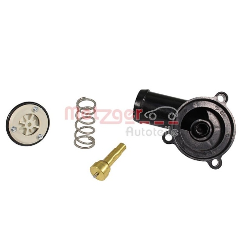 Thermostat, Kühlmittel METZGER 4006425 für SEAT SKODA VW, links, rechts