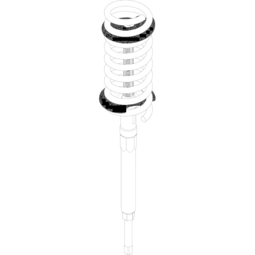 Federspanner, Fahrwerksfeder HAZET 4902/6 für BMW, Hinterachse