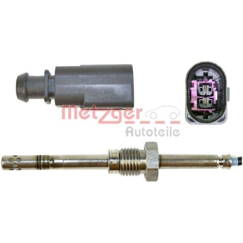 Sensor, Abgastemperatur METZGER 0894008 ORIGINAL ERSATZTEIL für AUDI SEAT