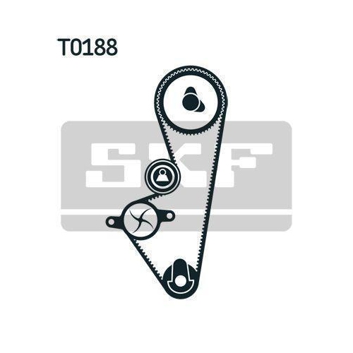 Zahnriemensatz SKF VKMA 03253 für CITROËN FIAT PEUGEOT