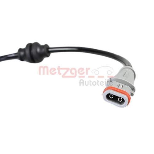 Sensor, Raddrehzahl METZGER 09001280 für OPEL GENERAL MOTORS, Vorderachse