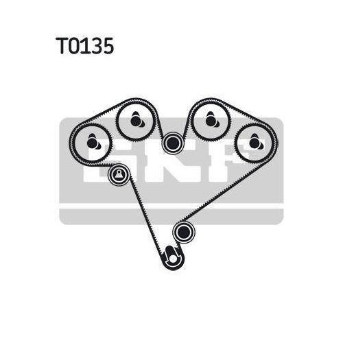 Zahnriemensatz SKF VKMA 05501 für OPEL SAAB VAUXHALL CADILLAC