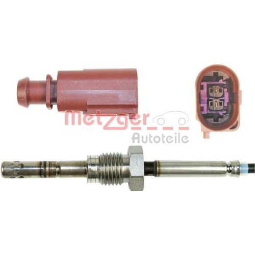 Sensor, Abgastemperatur METZGER 0894072 ORIGINAL ERSATZTEIL für VW HITACHI