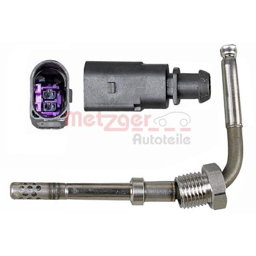 Sensor, Abgastemperatur METZGER 0894747 für AUDI, rechts