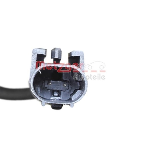 Sensor, Raddrehzahl METZGER 09001288 GREENPARTS für FIAT, Vorderachse