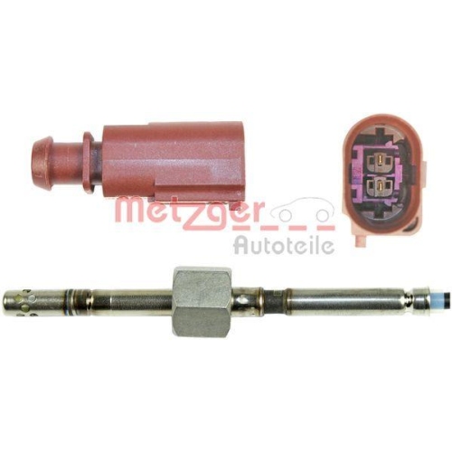 Sensor, Abgastemperatur METZGER 0894110 ORIGINAL ERSATZTEIL für MERCEDES-BENZ VW