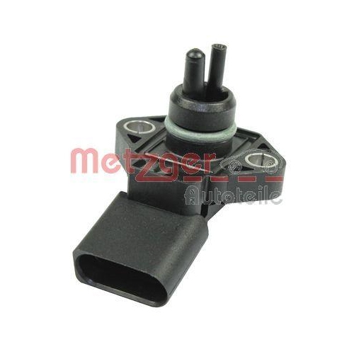 Sensor, Saugrohrdruck METZGER 0906203 ORIGINAL ERSATZTEIL für AUDI