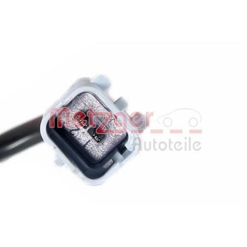 Sensor, Raddrehzahl METZGER 0900881 für FIAT CITROËN/PEUGEOT, Vorderachse links