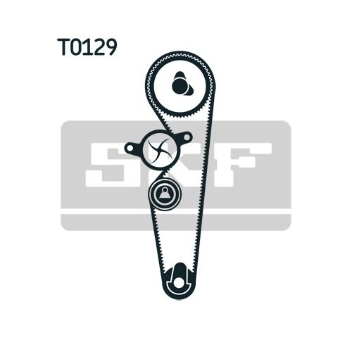 Wasserpumpe + Zahnriemensatz SKF VKMC 02215-1 für FIAT LANCIA