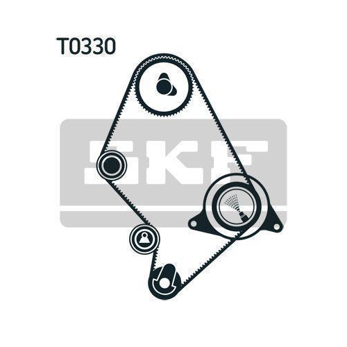 Zahnriemensatz SKF VKMA 91124 für TOYOTA VW