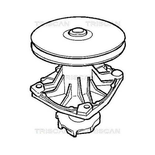 Wasserpumpe, Motorkühlung TRISCAN 8600 15127 für FIAT